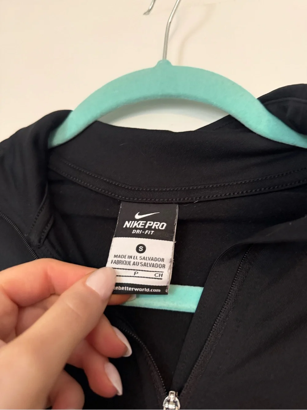 Nike Black Long-Sleeve Half-Zip Performance Top